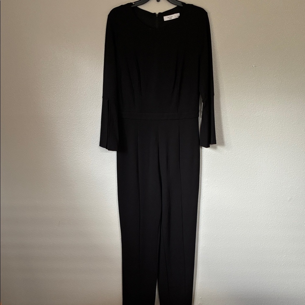 ALI & JAY Black Long-Sleeve Jumpsuit with Tailored Waist